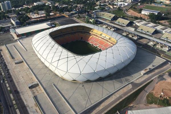 Vis&atilde;o da arena da amazonia