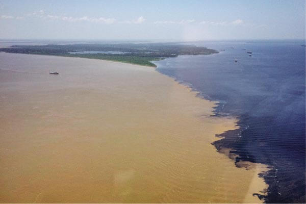 Vis&atilde;o do encontro das aguas